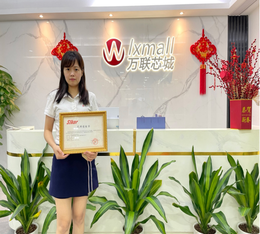 万联芯代表在乐虎游戏微代理商授牌仪式