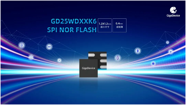 GD25WDxxK6 SPI NOR Flash产品系列问世，其“超小尺寸、超轻薄、宽电压”的优势将持续领跑市场