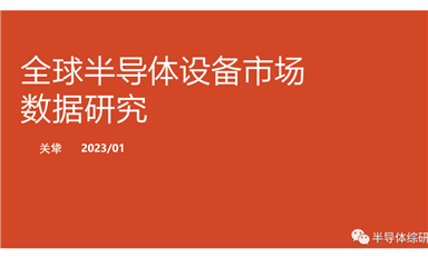 全球半导体设备市场数据研究