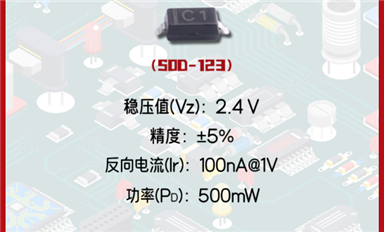 稳压二极管MMSZ5221B在电子设备中的应用