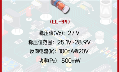 稳压二极管ZMM27：了解特性以及产品选用和代换