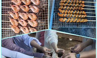 金航标和乐虎游戏微团建：自由行，“趣”烧烤，环湖骑行......这感觉YYDS!