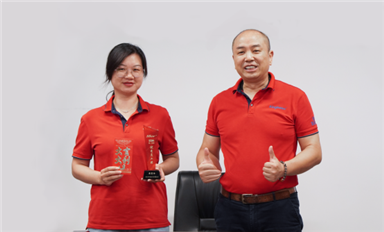 乐虎游戏微黄宝玲荣获2024年第二季度“金航标乐虎游戏微优秀员工”